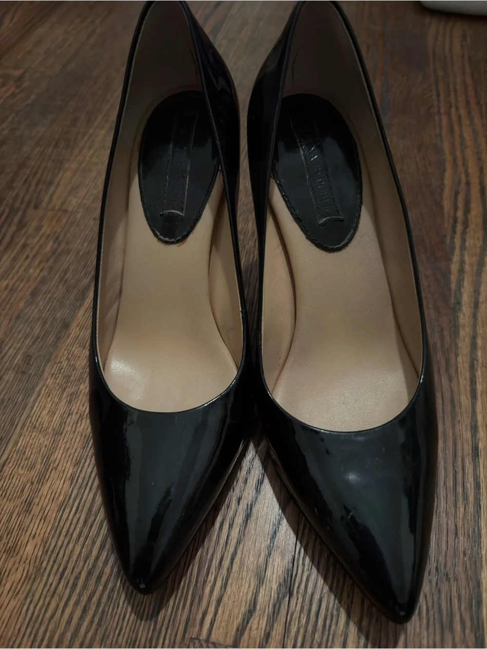 Banana Republic Black Patent Pointed-Toe Pumps